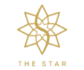 Decorative star design with 'The Star' text below on a green background