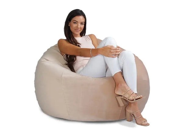 designer Bella Velvet bean bag seat by Bean Bags R Us Australia