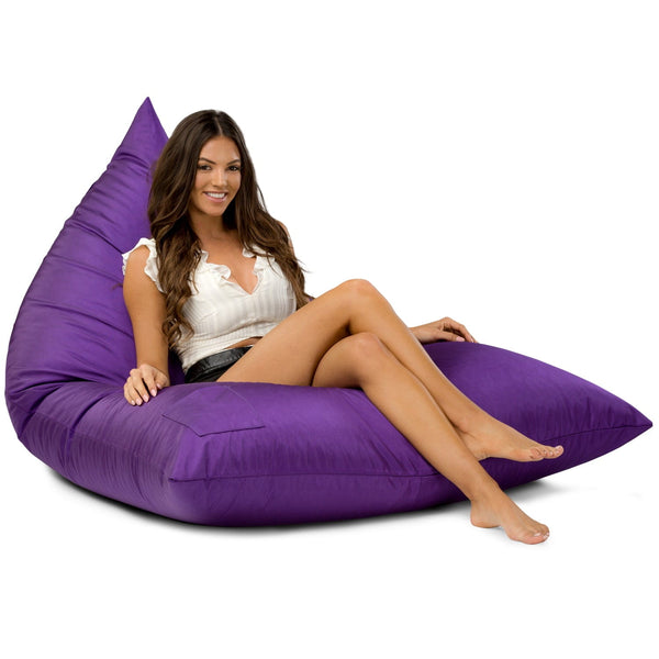 Bermuda in Purple - weather resistant outdoor bean bag lounger by Bean Bags R Us