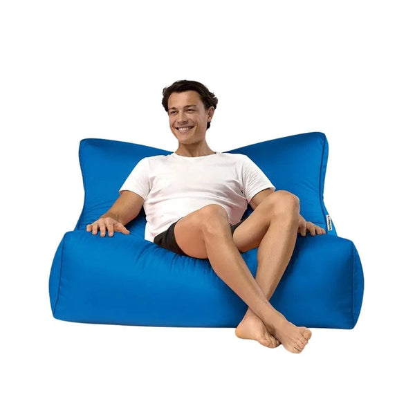 Bean Bags R Us Blue Cayman - all-weather outdoor bean bag lounger