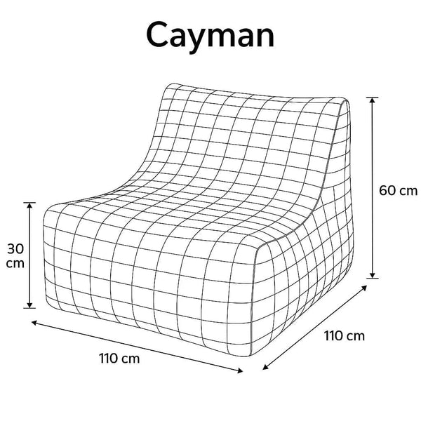 Cayman - bean bag lounger by Bean Bags R Us