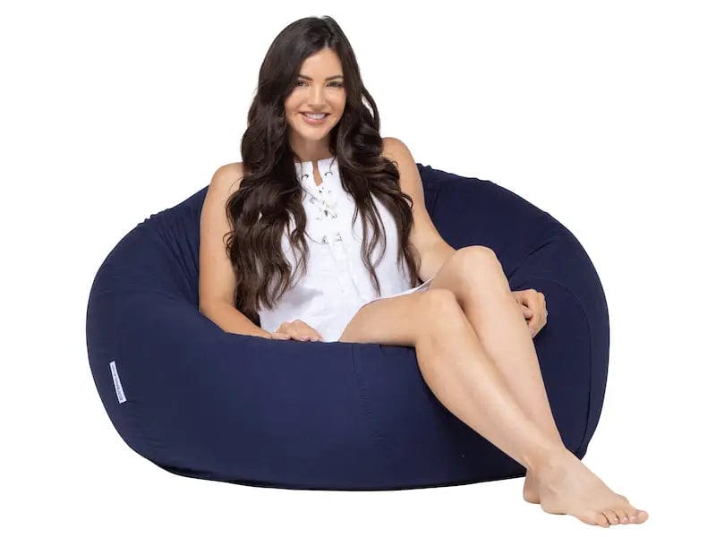 Coco Cotton Bean Bags 104cm Navy