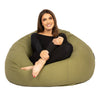 Coco Cotton Bean Bag 96CM Olive Branch