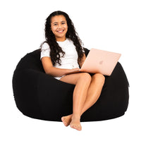 Coco Cotton Bean Bag 96CM Black