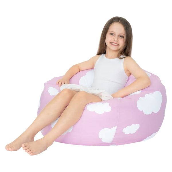 Kids Coco children's bean bag in Pink - playroom kids use by Bean Bags R Us