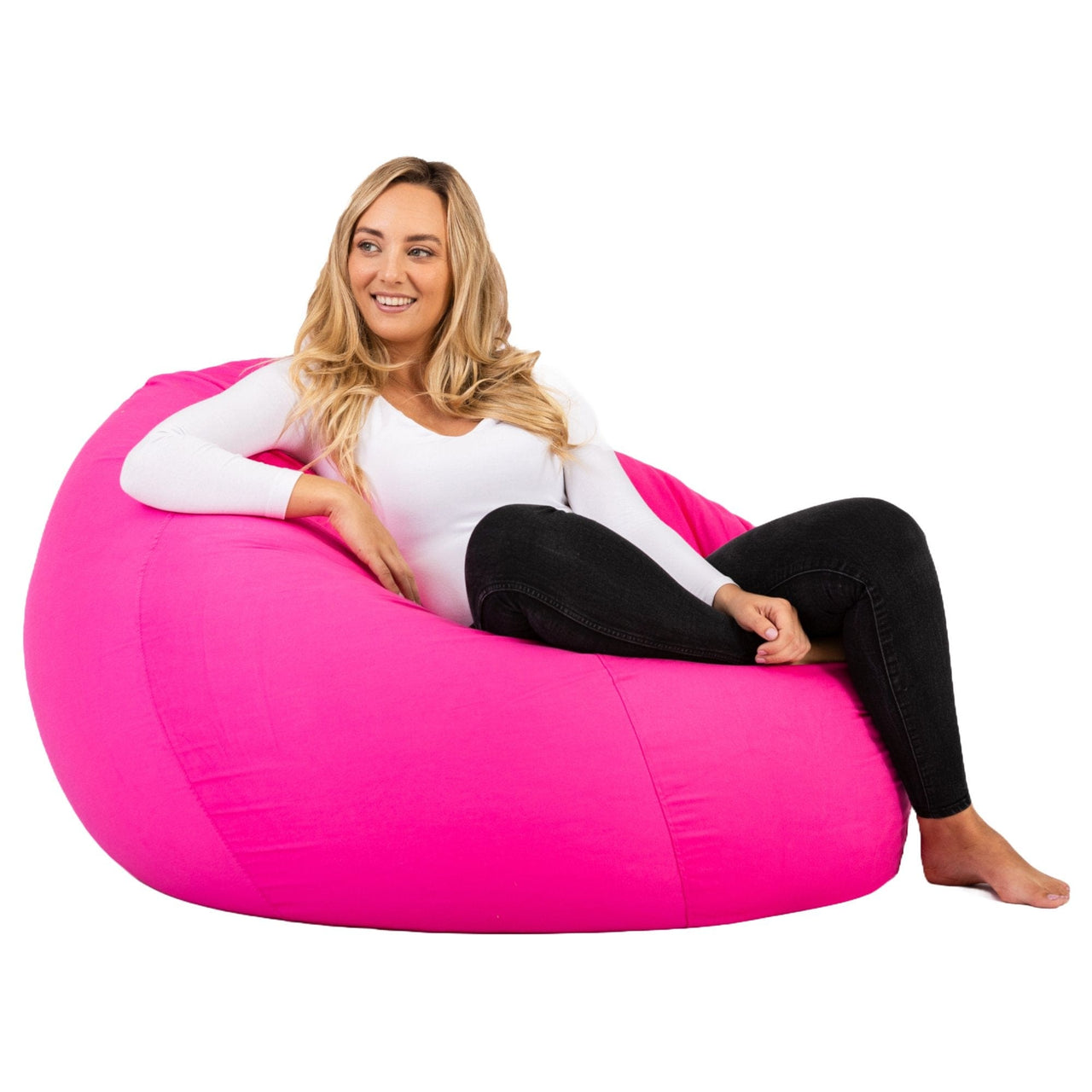 Coco Cotton Bean Bag 104CM Pink