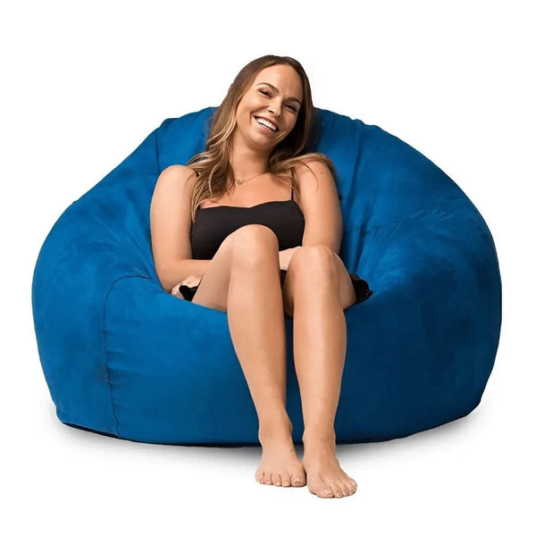 Cocoon in Blue - premium indoor bean bag chair by Bean Bags R Us