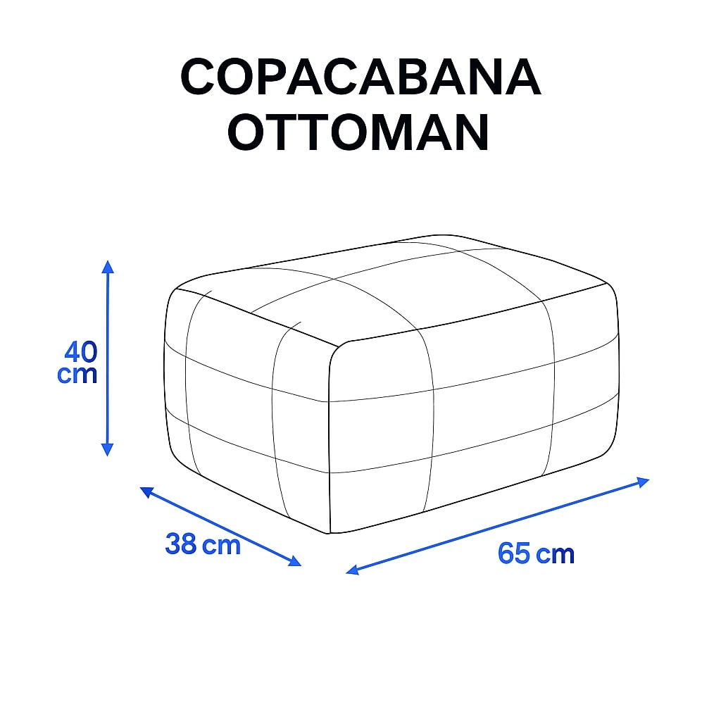 Copacabana Outdoor Ottoman