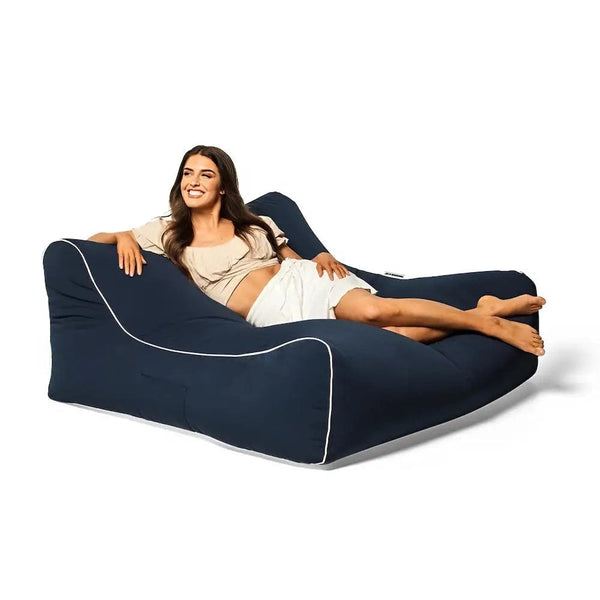 Costa Luxe in White - UV protected bean bag lounge chair by Bean Bags R Us Australia