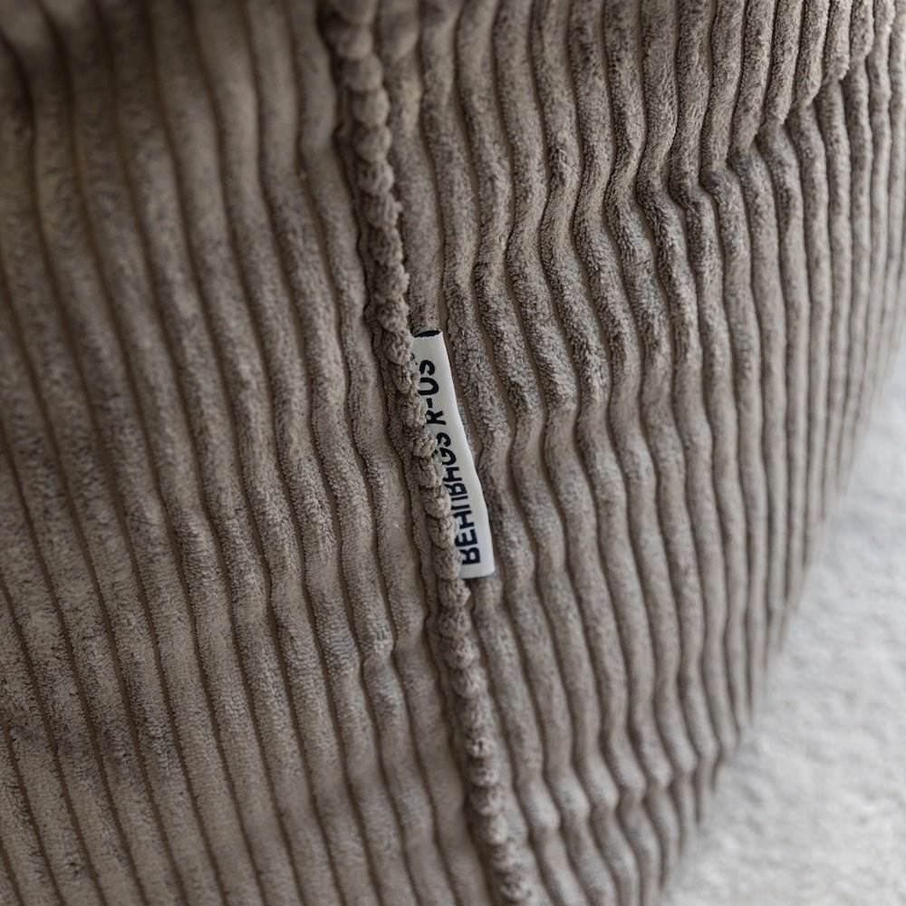 Teddy Corduroy Bean Bag Chairs Natural