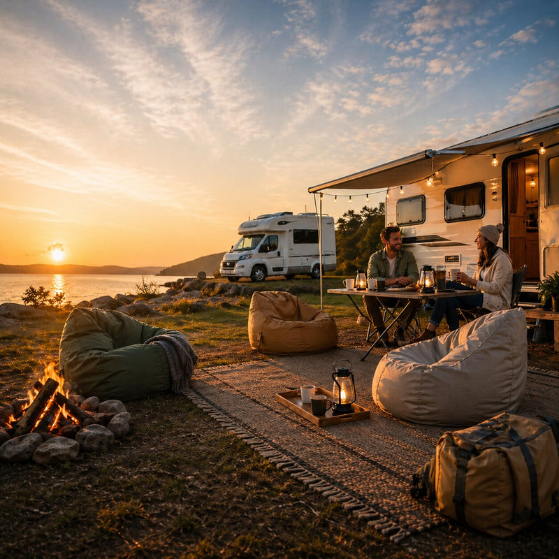 Bean Bags for Caravans, RVs and Camping — Comfortable Seating That Actually Travels