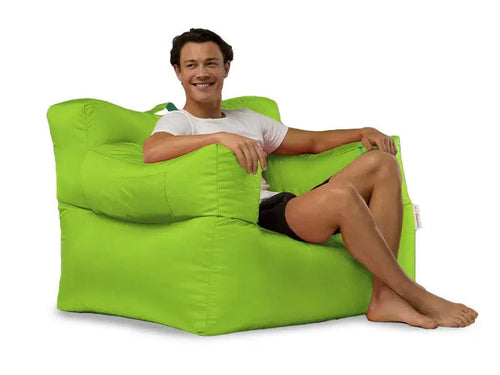 Bean Bags R Us Lime Big Bob - premium outdoor bean bag chair