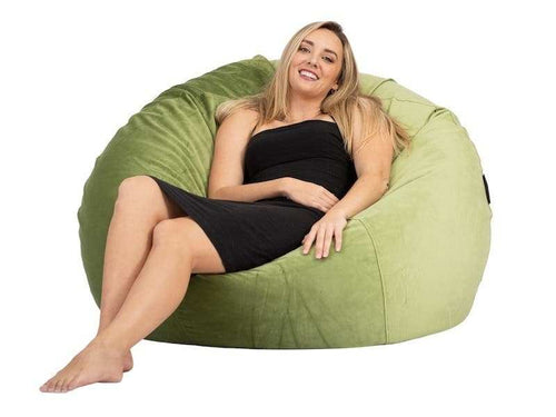Bean Bags R Us Australian Bella Velvet - contemporary indoor bean bag chair