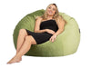 Bella Velvet Bean Bag 104CM Pale Green