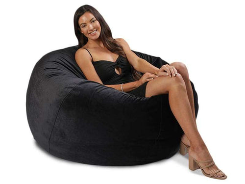 stylish Bella Velvet - indoor bean bag chair by Bean Bags R Us Australia