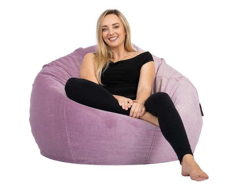 luxury Bella Velvet bean bag seat by Bean Bags R Us Australia