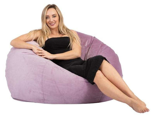 Bella Velvet bean bag seat for indoor use - luxury Bean Bags R Us