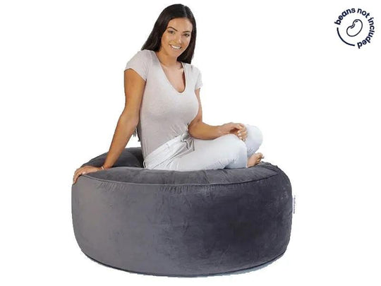 Bella Velvet Ottoman - Bean Bags R Us