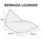 Bermuda - bean bag lounger by Bean Bags R Us — thumbnail 2