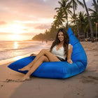 Orange Bermuda - UV protected outdoor bean bag lounger from Bean Bags R Us — thumbnail 2