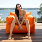 Big Bob bean bag seat in Orange - fade resistant outdoor use by Bean Bags R Us — thumbnail 2