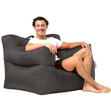 Big Bob in Blue - weather resistant outdoor bean bag chair by Bean Bags R Us