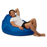 Big Boppa in Blue - weather resistant outdoor bean bag chair by Bean Bags R Us