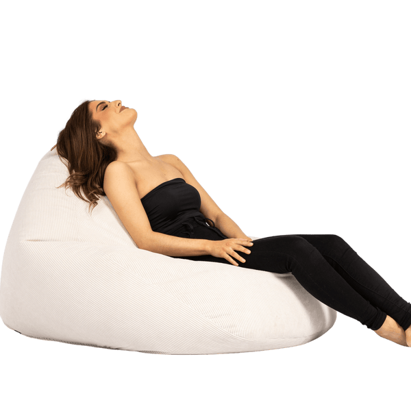 Bean Bags R Us Olive Boston Corduroy - designer indoor bean bag chair — image 4