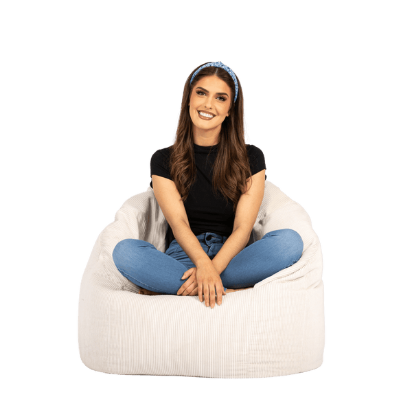 Bean Bags R Us Boston Tub Corduroy - contemporary indoor bean bag chair — image 5