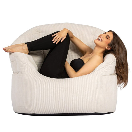 Boston Tub Corduroy - premium indoor bean bag chair by Bean Bags R Us