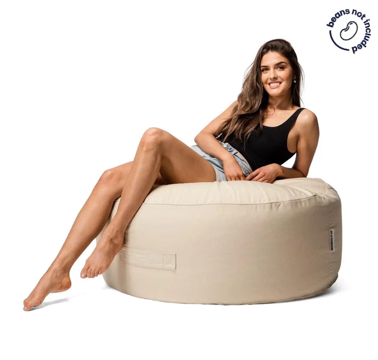 Brooklyn Round Ottoman - Bean Bags R Us