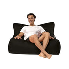 Cayman bean bag lounge chair in Black - fade resistant outdoor use by Bean Bags R Us — thumbnail 3