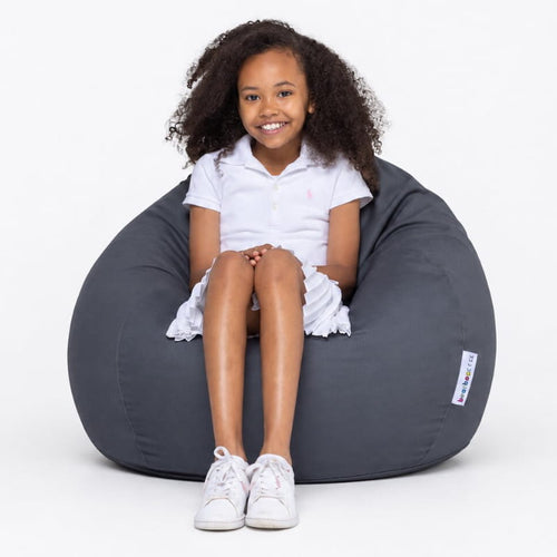 Charcoal Kids Coco children's bean bag - safe kids use, Bean Bags R Us