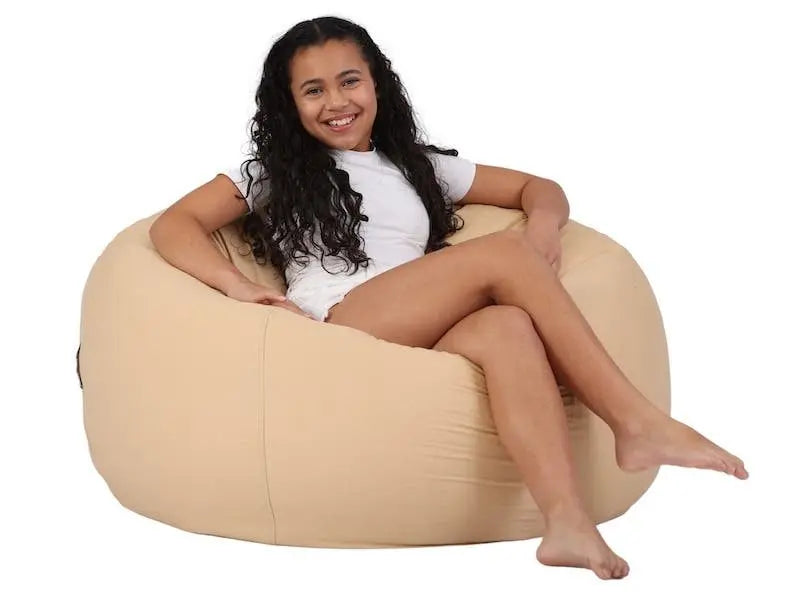 Cotton bean bag chair best sale