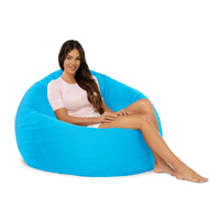 Coco Cotton Bean Bags Aqua 104cm