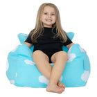 Kids Coco Chair in Blue - kid-friendly children's bean bag chair by Bean Bags R Us Australia — thumbnail 1