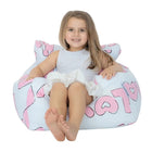 Bean Bags R Us Navy Blue Kids Coco Chair - durable kids bean bag — thumbnail 3