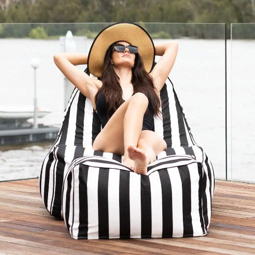 Black Copacabana - UV protected outdoor bean bag chair from Bean Bags R Us — image 3