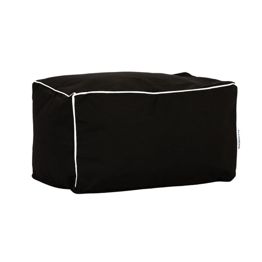 Copacabana Outdoor Ottoman Black