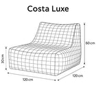 Costa - bean bag lounger by Bean Bags R Us — thumbnail 7
