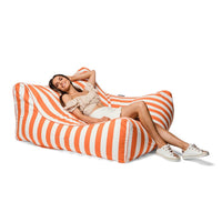 Costa Premium double bean bag orange stripes