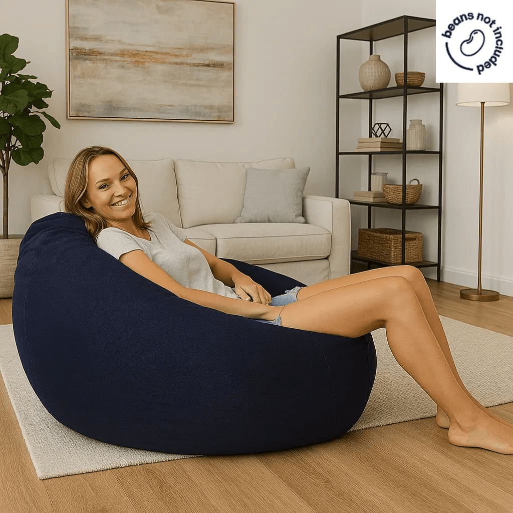 Cuba Denim Bean Bag Cover - Bean Bags R Us