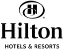 Hilton branded bean bags - corporate client of Bean Bags R Us