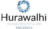Hurawalhi Island Resort & Spa logo with a blue and white design - Bean Bags R Us