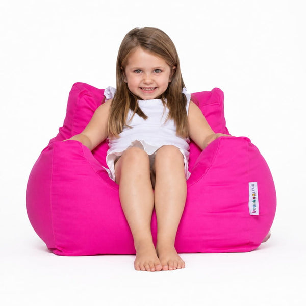 Pink Kids Coco Chair - kids bean bag, durable quality from Bean Bags R Us — image 7