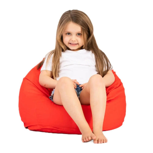 Bean Bags R Us Red Kids Coco - child-safe kids bean bag