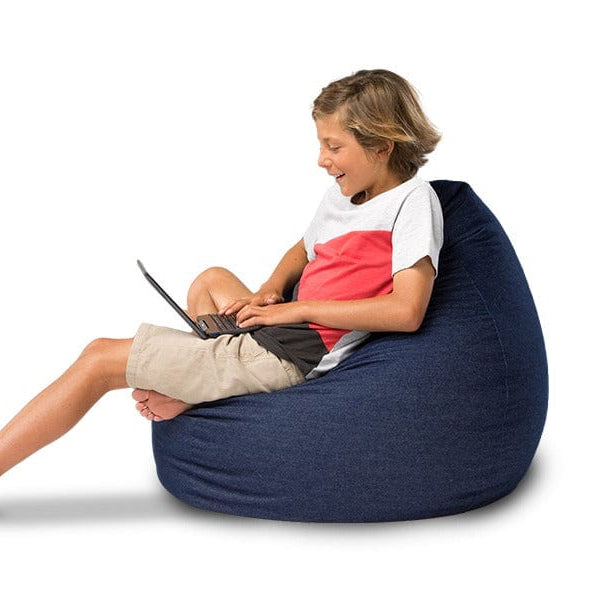 Bean Bags R Us Kids Cuba Denim 80cm - kid-friendly kids bean bag — image 3