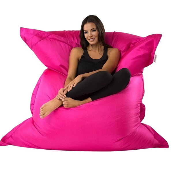 Hayman in Pink - weather resistant outdoor bean bag by Bean Bags R Us — image 1