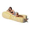 Malibu Lounger yellow stripes