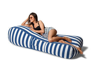 Malibu Lounger Pacific Blue Stripes